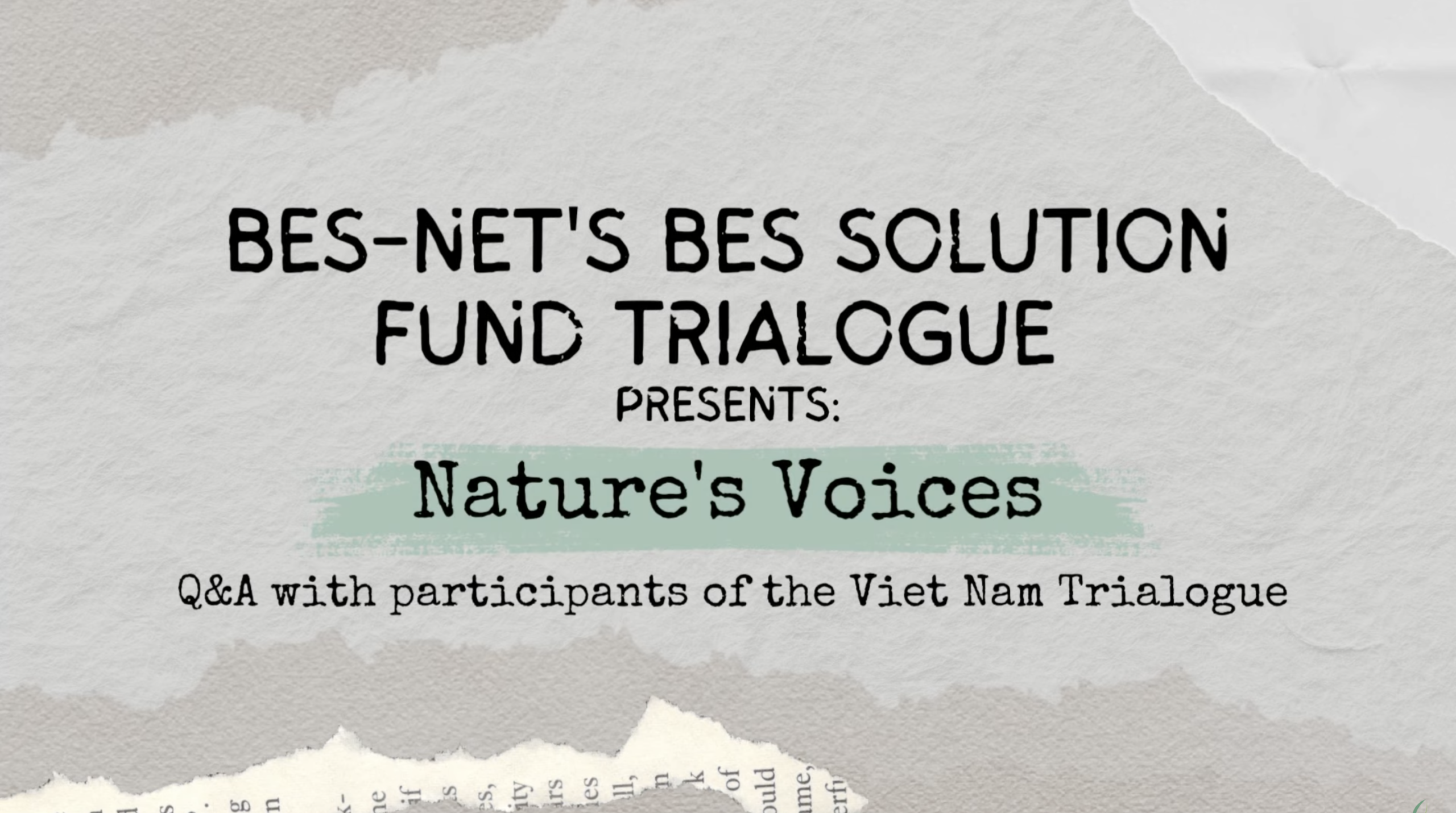 BES Solution Fund Interview thumbnail